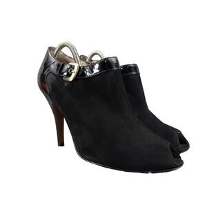 Joan & David Shoes Womens 11 High Heel Booties Peep Toe Stiletto Classic Fashion